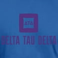 thumbnail image 3 of CafePress - Delta Tau Delta Purple Stacked Signature T Shirt - Men's Fitted T-Shirt, 3 of 4