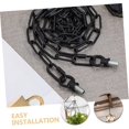 thumbnail image 3 of Black Hanging Chain Kit Small Chain for Hanging Decorative Chains for Hanging Lighting Fixture Chains Hanging Lights with Chains Hanging Chains for Planters Chain Link Iron, 3 of 5
