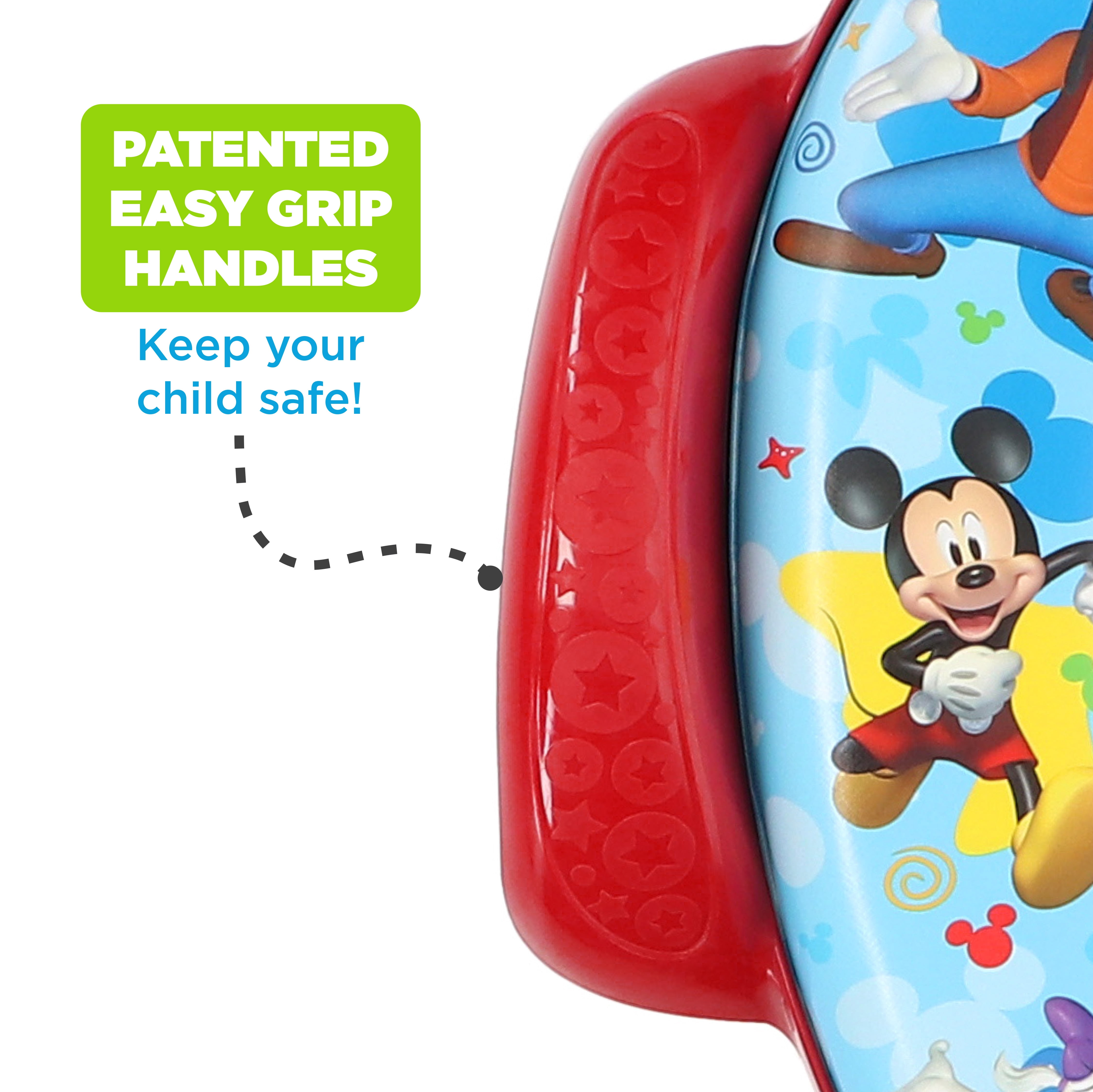 Disney Mickey Mouse "Fun Times" Soft Potty Seat with Potty Hook, Gender Neutral