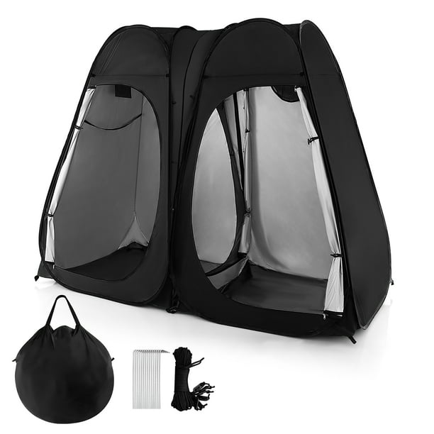Costway Outdoor 7.5FT Portable Pop Up Shower Privacy Tent Dressing