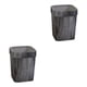 thumbnail image 2 of Bewildely Retro Trash Can Plastic Square for Room Bedroom Living Con círculo de presión 2piezas, 2 of 4