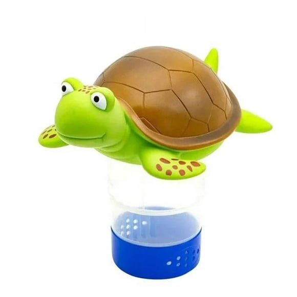 SharkTRUE Pool Chlorine Floater, Floating Pool Chlorine Dispenser Fits 3 Tabs