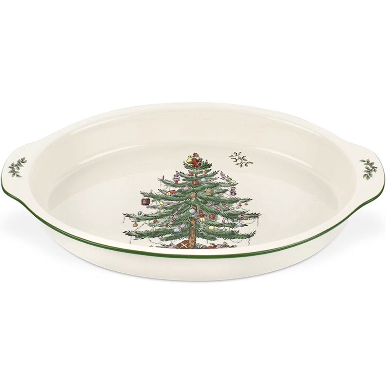 Spode Christmas Tree Baking Dish, Porcelain