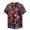 AS SHOWN, variant on Mens Cardigan Short Sleeve Hawaiian Beach Flower Shirt Mens Turtleneck Shirt