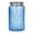Blue, variant on Blue Vintage Glass Candy Jar with Airtight Bamboo Lid, 23.7oz Kitchen Storage Canister for Sugar, Coffee, Tea, Cookies, Bath Salt - Decorative Mason Jar for Pantry & Counter(Blue, 23.7 fl oz)