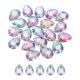 thumbnail image 1 of Uxcell 20PCS Gemas de acrílico en forma de lágrima con respaldo plano de 18x25mm, strass artificiales para manualidades DIY, multicolor, 1 of 7