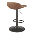 thumbnail image 5 of Koa PU Gaslift Swivel Bar Stool, (Set of 2), 5 of 5