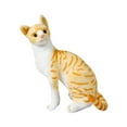 thumbnail image 4 of Kokiya Cat Toy Collectible Home Decoration Realistic Cat Doll for Teens yellow 25cm, 4 of 9