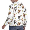 thumbnail image 3 of Hoodies for Men - Cute French Bulldog Crown Long Sleeve Comfrt Men'S Fashion Hoodies & Sweatshirts, Sweatshirts for Men Hoodies Pullover Clothing Clothes with Pouch, 3 of 7