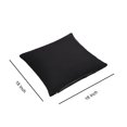 thumbnail image 3 of Mainstays Waffle Pillow Cover, 18" x 18", 2 pack, Rich Black, 3 of 8