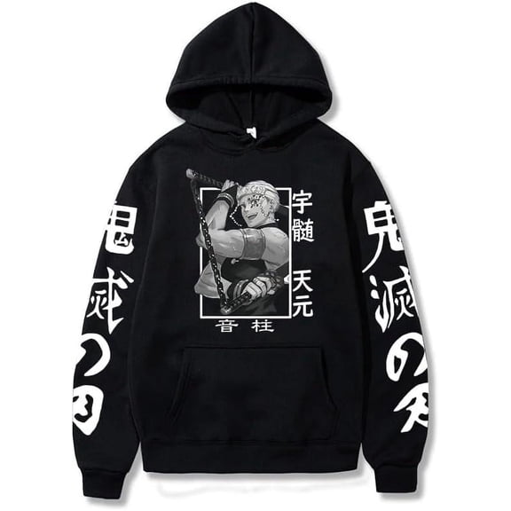 ZHIYAN Uzui Tengen Hoodie Unisex Sweatshirt Plus Size Comfortable  Clothing