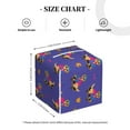 thumbnail image 4 of Lsque Labrador Retriever Dog Printed Tissue Box Cover Holder, Facial Paper Organizer Dispenser,Square with Bottom Belt, PVC Leather Decorative Organizer, 4 of 8