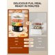 thumbnail image 5 of Vaporizador de alimentos FOHERE 13.7 QT, 3 niveles, eléctrico de 800 W, 5 of 9