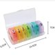 thumbnail image 2 of Organizador semanal de pastillas, 7 días, 2 veces al día, pastilleros diarios grandes para pastillas/vitaminas/aceite de pescado/suplementos, pastillero sin Bpa, fácil de limpiar, 2 of 5