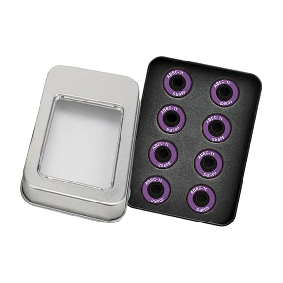 Eigraketly 608-RS Skateboard Bearings Set of 8 Rubber Double Sealed for Scooter Type2 NO2