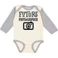 thumbnail image 3 of Inktastic Future Photographer Childs Camera Boys or Girls Long Sleeve Baby Bodysuit, 3 of 5