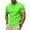 aa01_Green, variant on Elvqul Mens Tee Shirts Athletic Fast Drying T-Shirts Gym Short Sleeve Crew Neck Solid Color Pullover Breathable Casual Shirts for Men Fluorescent Green