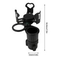 thumbnail image 2 of Universal Car Cup Holder Expander Adjustable Base Multifunctional Drink Adapter Compatible Large Bottles Travel Mugs, 2 of 4