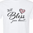 thumbnail image 4 of Inktastic Well Bless Your Heart with Floral Print T-Shirt, 4 of 5