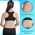 thumbnail image 4 of WC_ Breathable Abdominal Binder/Postpartum Postoperative Wrap/Abdomen Hernia Support Belt Brace for Men and Women (S: 28"-31"), 4 of 5