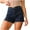 Dark Blue, variant on Womens Summer Star Patchwork Denim Button Zipper Casual Daily Fashion Wear Shorts with Pockets Blue, S