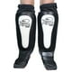 thumbnail image 1 of Par de Espinilleras de Piel Tipo Calceta MMA Fire Sports, Kick Boxing, Muay Thai, Negro, 1 of 4