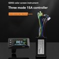 thumbnail image 1 of Controlador Sin Escobillas GD02 36 V, 48 V y 15 A con Pantalla LCD y Medidor 24 V A 60 V + Kit Acelerador para Scooter Eléctrico y Kit Reparación Bicicletas Eléctricas., 1 of 5