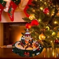 thumbnail image 4 of Navidad Castillo Ciervo Santa Claus Resina Artesanía Decoración Sin Velas Para Dormitorios Sala De Estar Decoración Ornamento Yuarrent HA039101-00, 4 of 6