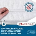thumbnail image 2 of Guardmax Terry Cotton Waterproof 16x16 Size - Zippered Bed Bug Pillow Protector 4 Pack - Hypoallergenic Pillow Case Cover Protects from Bedbug, Dust Mite, and Liquid Spills, 2 of 4