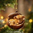 thumbnail image 4 of Adorno Navideño de Animales Del Bosque de 8 Cm | Colgante Navideño de Acrílico | Decoración Caprichosa de Animales Del Bosque | Ideal Como Regalo para Árbol, Corona, Guirnalda o Centro de Mesa, 4 of 6