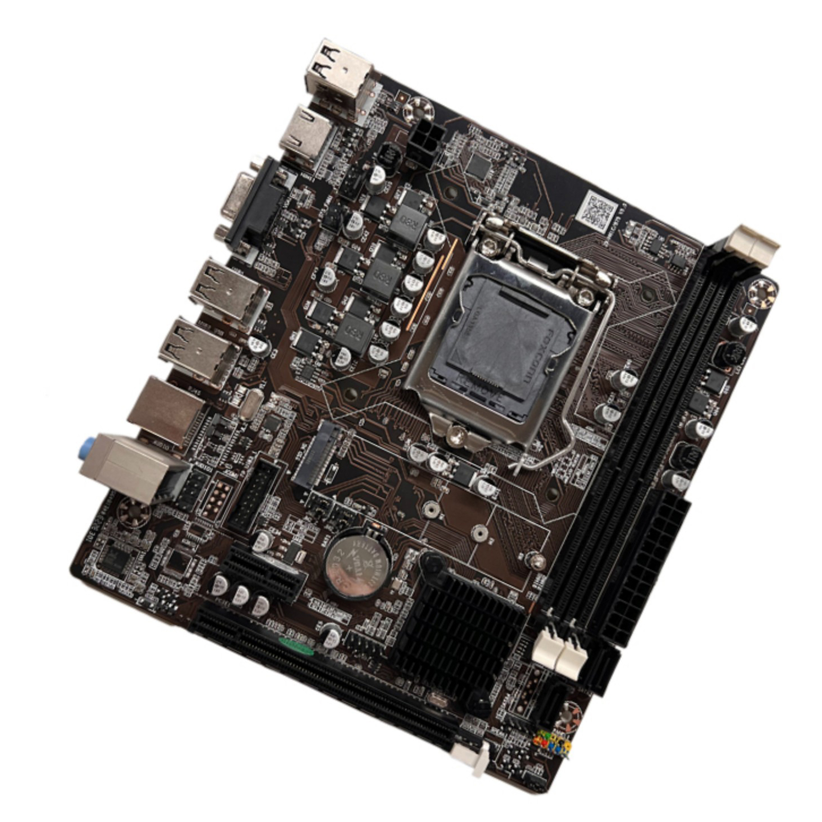 Computer Motherboard DDR3 1066/1333/1600 Memory Supported H61 Motherboard for 1155Series CPUs Processors PCIEx1 Slot