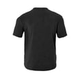 thumbnail image 4 of Dolkfu Crew Neck Shirts&nbsp;for Men Minimalist Short Sleeve Pull-on Black T-Shirts Solid Athletic Modern Tops Black,Xxl, 4 of 6