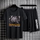 thumbnail image 1 of Eminem-Camiseta ajustada con estampado sombreado para hombre, pantalones cortos, traje deportivo de manga corta, camisetas informales de gran tamaño, pantalones cortos de Hip Hop, conjuntos de dos pie, 1 of 4