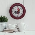 thumbnail image 1 of La Crosse Technology Rooster Wall Clock, 12", 1 of 4