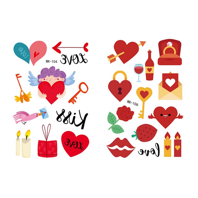 Romantic Watercolor Sticker Pack - Hand-Painted, Matte, Transparent Stickers  – CHL-STORE