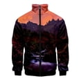 thumbnail image 4 of Chaqueta con estampado de paisaje de montaña nevada en 3D, chaquetas con gráficos de paisajes divertidos para hombres y niños, ropa de calle de moda, ropa, tops, 4 of 5