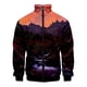 thumbnail image 3 of Chaqueta con estampado de paisaje de montaña nevada en 3D, chaquetas con gráficos de paisajes divertidos para hombres y niños, ropa de calle de moda, ropa, tops, 3 of 4