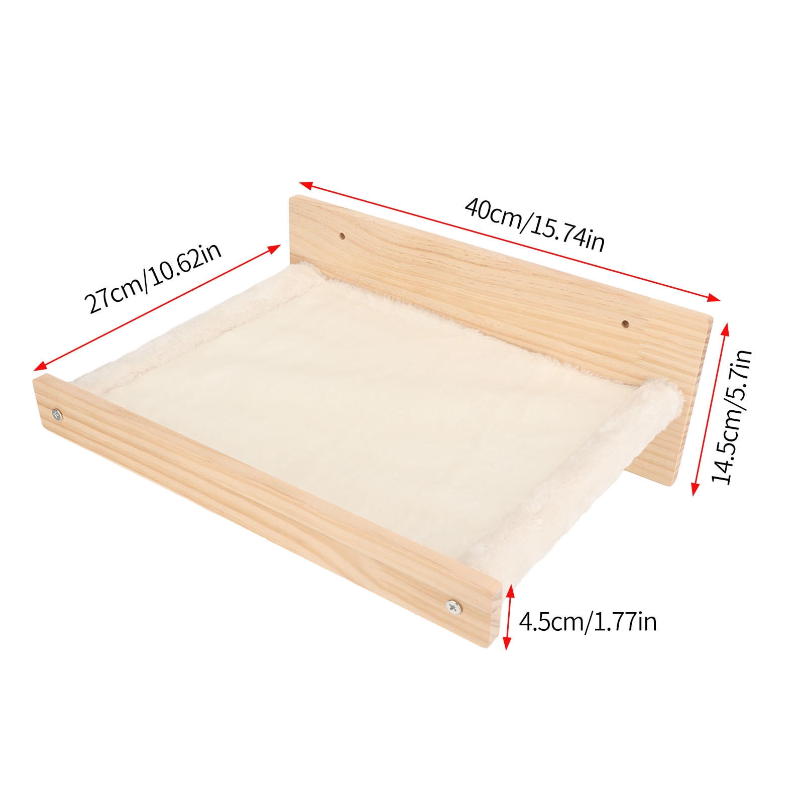 Rupoun Wall‑Mounted Cat Hammock Bed – Breathable, Washable, Space‑Saving Window Perch for All Seasons