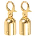 thumbnail image 2 of 2 topes de cuerda con gancho de presión para accesorios de cuerda de cubierta, topes de acero inoxidable, 2 of 7
