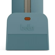 bella Flip-n-Store Belgian Waffle Maker with EverGood™ Ceramic Nonstick Coating, Power Indicator Light & Cool-Touch Handle, Surf