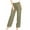 Olive, variant on Apparel Women's Juniors Wide Leg Spring Linen Pants (L, Rose)