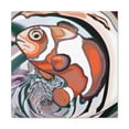 thumbnail image 2 of Clownfish Under Sea-glass - Canvas, 2 of 25