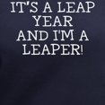 thumbnail image 3 of CafePress - It's A Leap Year And I'm A Leaper T Shirt - Women's V-Neck Dark T-Shirt, 3 of 4