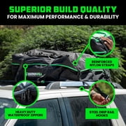 Rhino USA Rooftop Cargo Carrier (17.7 Cubic Feet) Heavy Duty Waterproof Roof Top Bag Lock Included