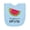 AE-Light Blue, variant on Inktastic I'm One in a Melon Watermelon Humor Newborn Bib