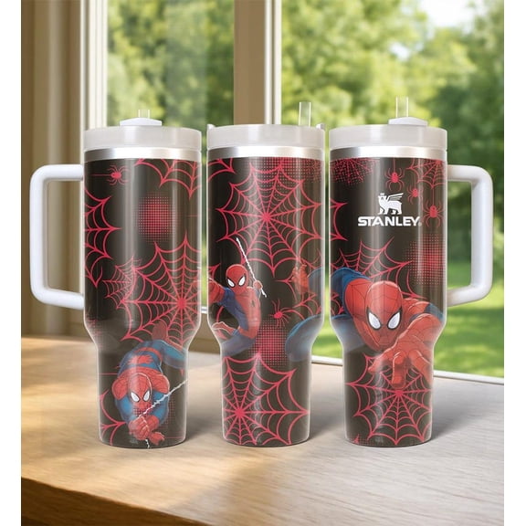 Spider-Man Tumbler 40oz, Superhero Tumbler Tumbler, Movie Coffee Tumbler, Eddie Brock Tumbler, Symbiote Spider Insulated Tumbler