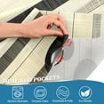 thumbnail image 3 of Yayeee Kitchen Curtains Tier Pair Light Filtering 27"x24" Rod Pocket Short Cafe Window Panel, Stripes Pattern, 3 of 7