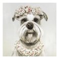 thumbnail image 1 of Toile de chien Schnauzer 24x24, 1 of 1