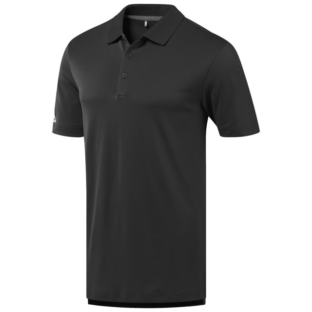 Adidas - Polo deportivo para hombre (Negro)