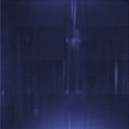 thumbnail image 1 of Ahgly Company Machine Washable Indoor Square Transitional Night Blue Area Rugs, 4' Square, 1 of 7